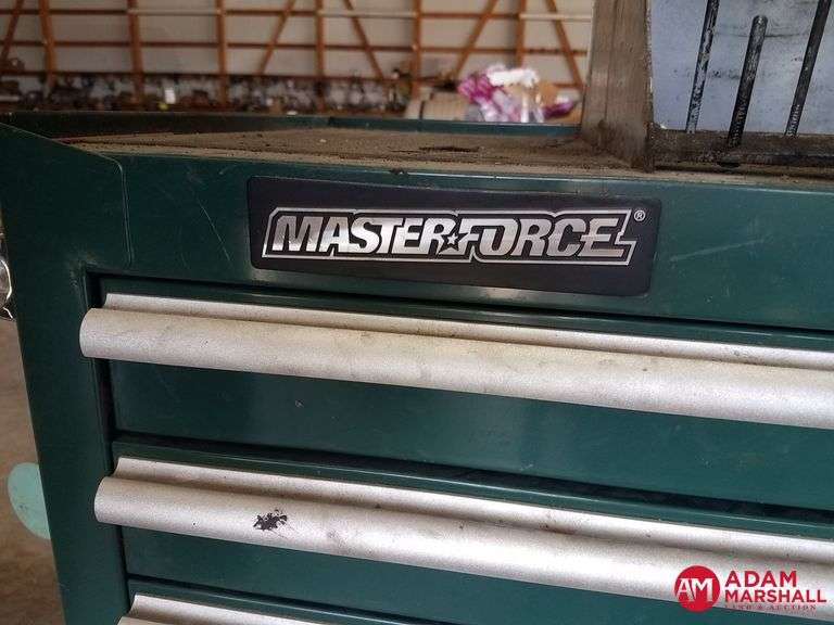 MasterForce Tool Box With Keys Adam Marshall Land & Auction, LLC