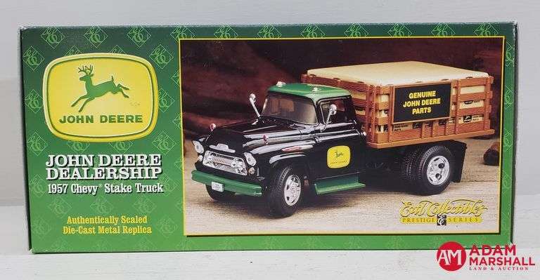 John Deere 1957 Chevy Stake truck - Adam Marshall Land & Auction, LLC