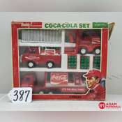 Vintage Buddy L Coca-Cola Set. Steel 5-piece set - Adam Marshall