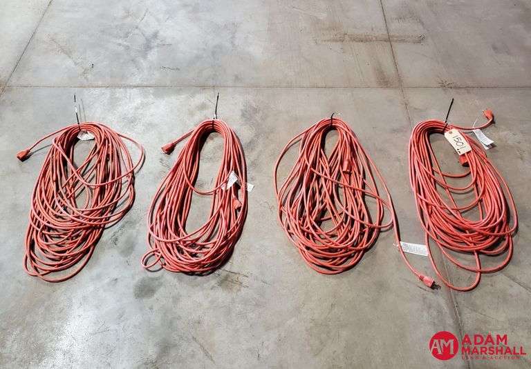 (4) Extension Cords Adam Marshall Land & Auction, LLC