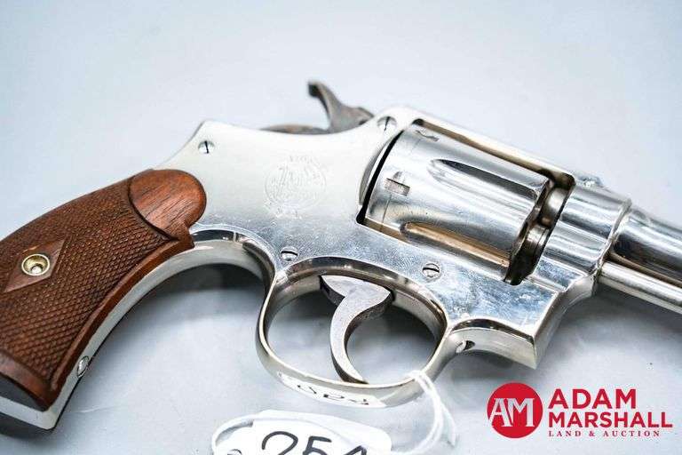 Smith & Wesson Model 1905 4th Change Chrome Revolver - 38