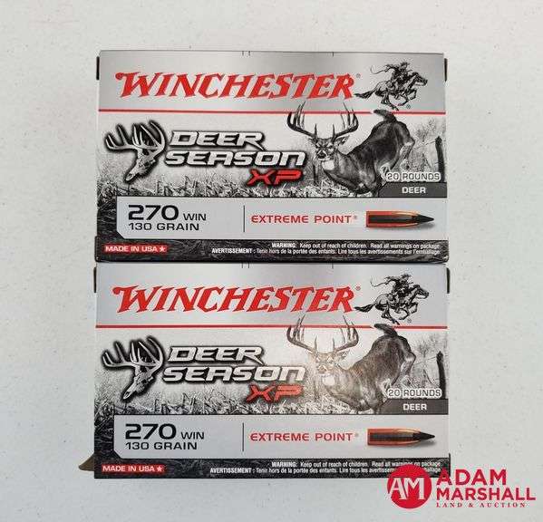 Winchester Deer Season XP 270 Win 130 Gr (2 X 20) Adam Marshall