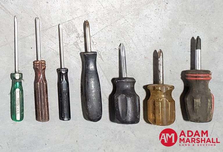 Assorted Phillips Head Screwdrivers Adam Marshall Land & Auction, LLC