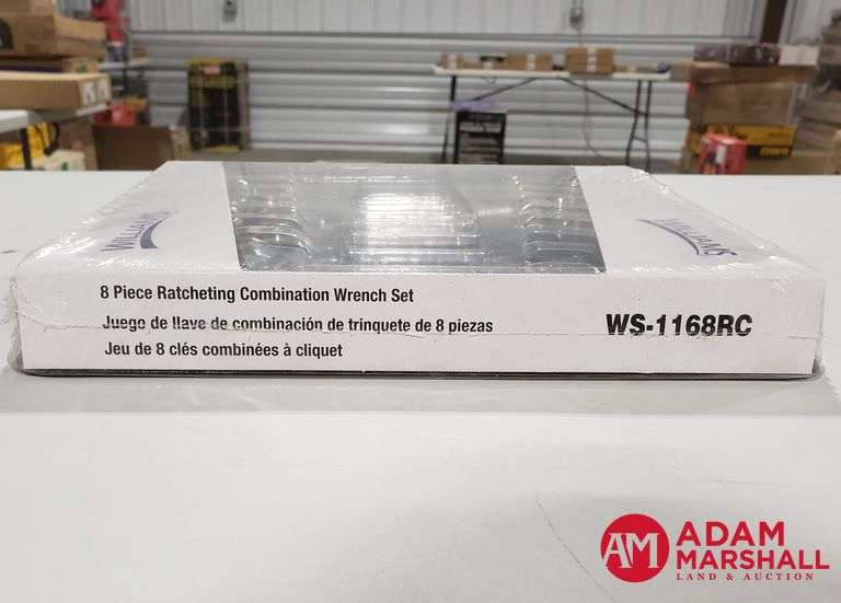 Williams 4-Piece Reversible Ratcheting Wrench Set – SAE 13/16” To 1”, 12 Point, Made In Taiwan