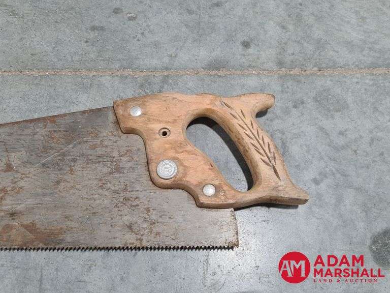 (6) Assorted Hand Saws Adam Marshall Land & Auction, LLC