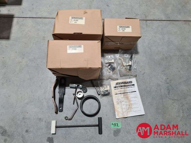 Assorted John Deere Servicegard Tools Adam Marshall Land & Auction, LLC