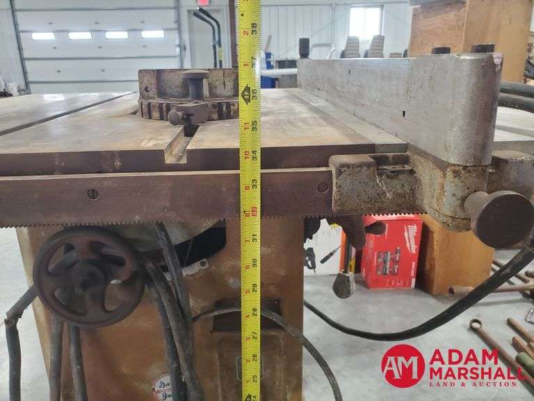 Darra James Lumber Yard Table Saw. Wired for 220V Adam Marshall Land