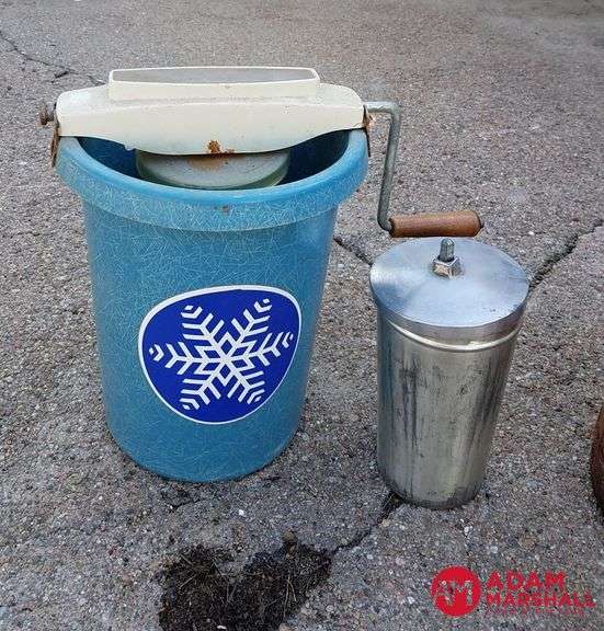 2 Ice Cream Buckets Adam Marshall Land & Auction, LLC