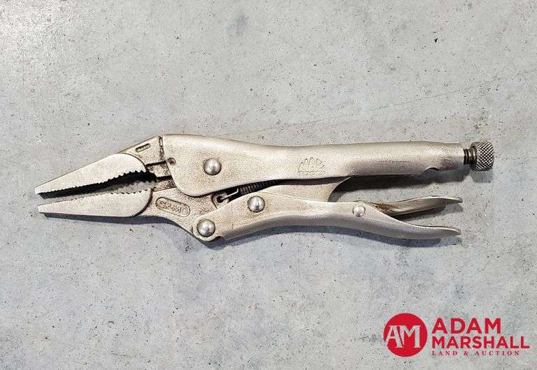 (4) Assorted MAC Tools Locking Pliers & Locking CClamps Adam