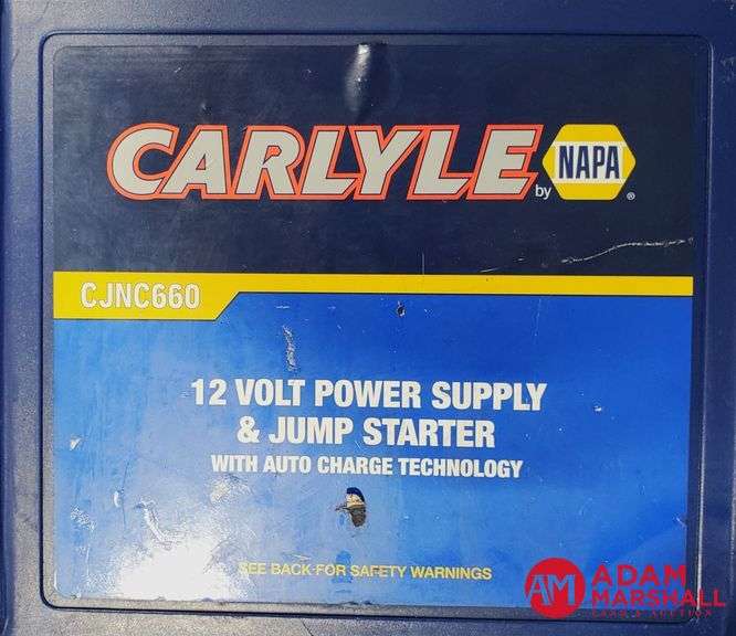 NAPA Carlyle 12 Volt Power Supply & Jump Starter Adam Marshall Land