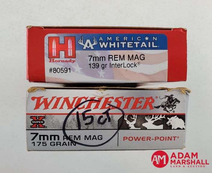 7MM Rem Mag Hornady American Whitetail 139 Gr InterLock (1 X 20