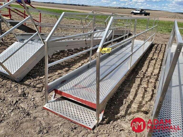Stainless Steel Catwalk - Adam Marshall Land & Auction, LLC