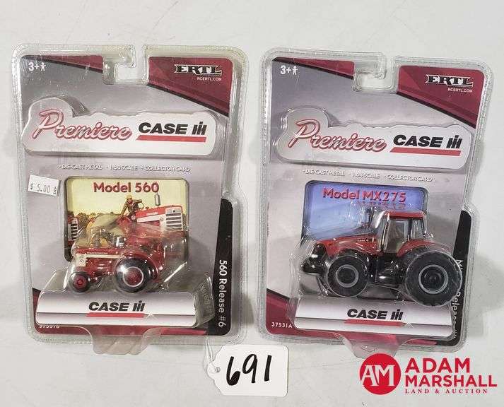 ERTL Case iH Premiere Models 560 & MX275 Adam Marshall Land & Auction