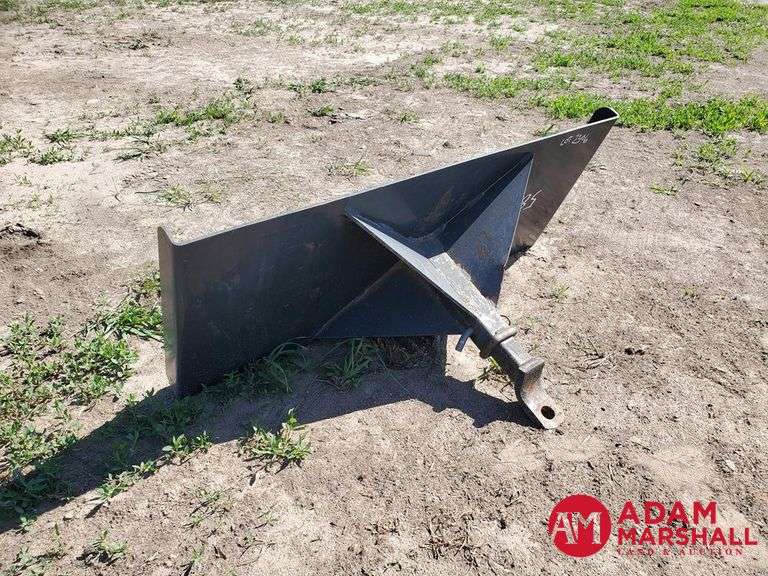 Hitch Plate For Skid Steer Adam Marshall Land & Auction, LLC