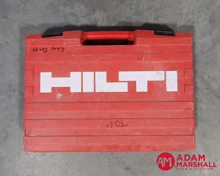 Hilti DX 36 M PowderActuated Fastening Tool W/Accessories & Case Adam Marshall Land & Auction