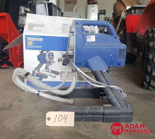Magnum X5 Airless paint sprayer by Graco. Model 262800 120v 9a 60hz