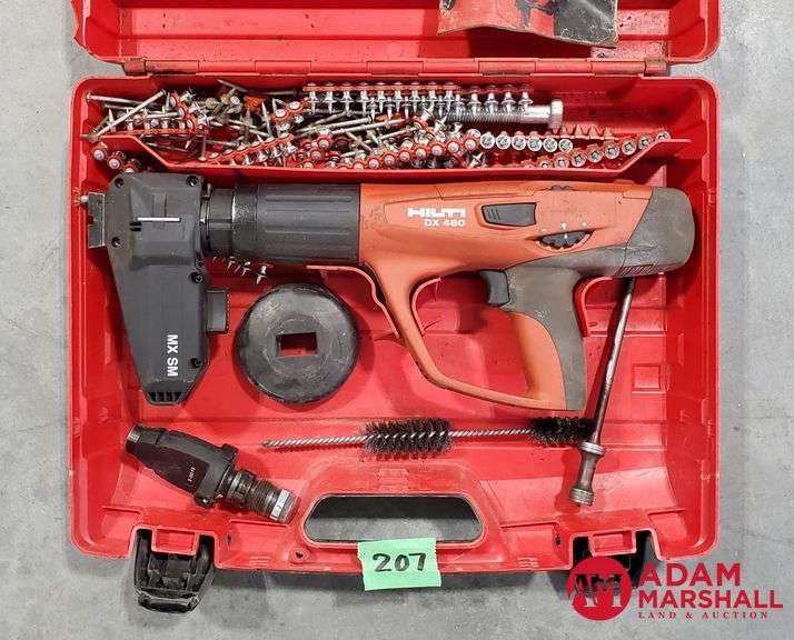 Hilti DX 460 PowderActuated Fastening Tool W/MX SM Steel Magazine