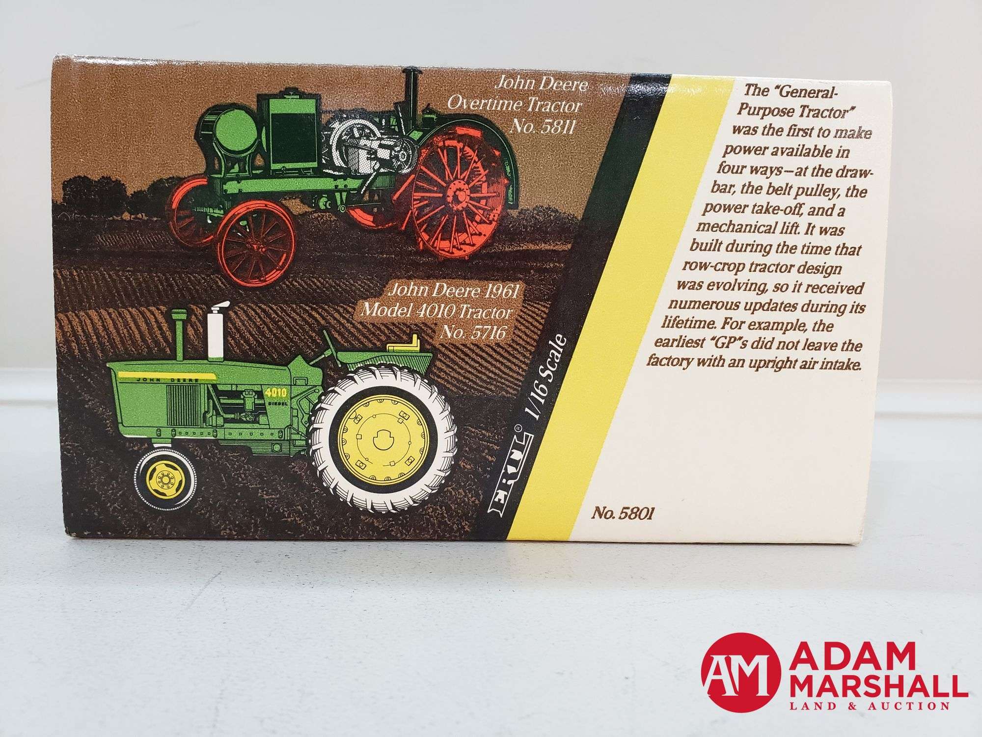 1/16 & 1/43 John Deere 1934 Unstyled Model A Tractor Set