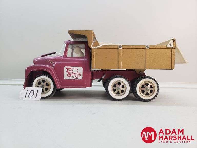 ERTL Touch Steering Hydraulic Dump Truck. Vintage. Tandem Axle