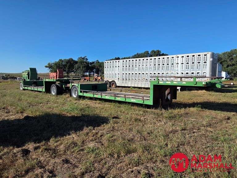 1989 ASVE Double Set of Hay Trailers - 28.5FT
