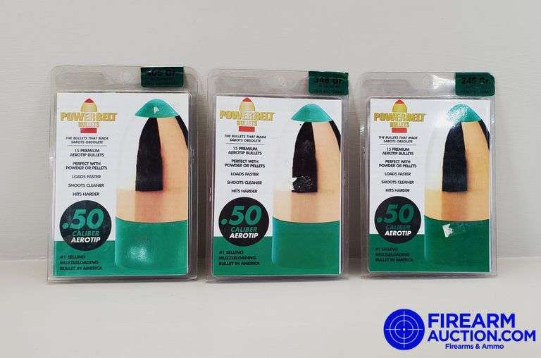 Bullets - Power Belt Muzzleload 50 Cal 348 Gr (3 X 15)