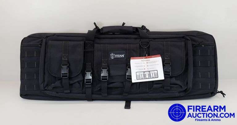 Titan Pro Gear Double Rifle Soft Case - New, 37", Black