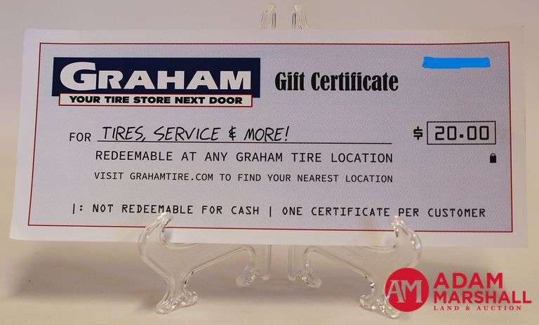 Gift Certificate for $20