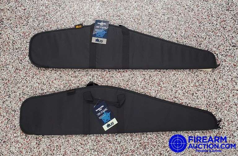 (2) US Peace Keeper Scoped Rifle Soft Cases - New, 44", Black