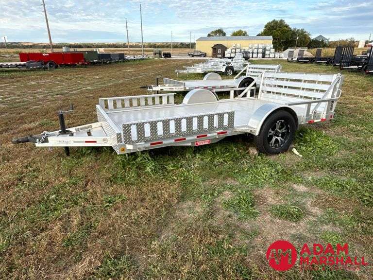 2023 Zimmerman AU78-12BT Aluminum Utility Trailer - 11.5FT