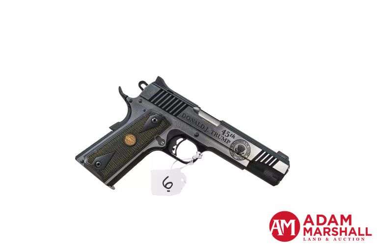 Auto-Ordnance TRUMP Model 1911A1 Pistol - 45 ACP - SN:  AOB03827