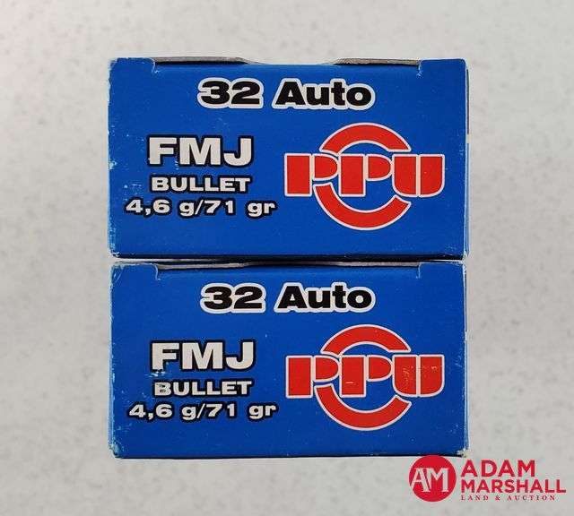PPU 32 Auto - 71 Gr FMJ (2 X 50)