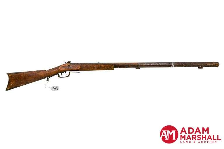 Percussion - Parts Guns - Unknown Mfg Single Shot Octagon Barrel & JN Scotts Double Barrel