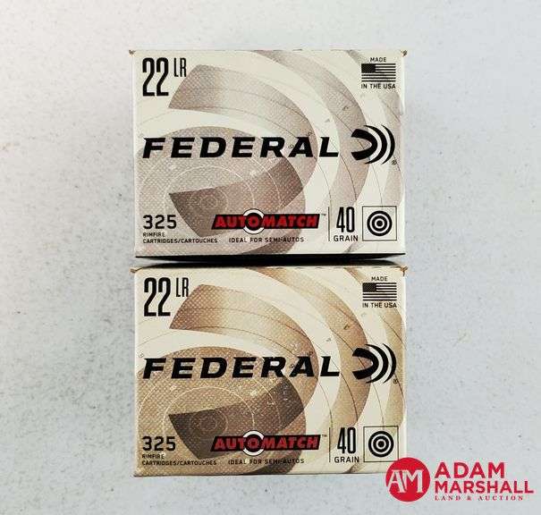 Federal AutoMatch 22 LR - 40 Gr Solid (2 X 325)