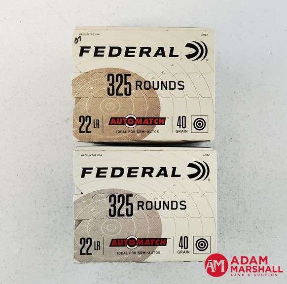 Federal AutoMatch 22 LR - 40 Gr Solid (2 X 325)