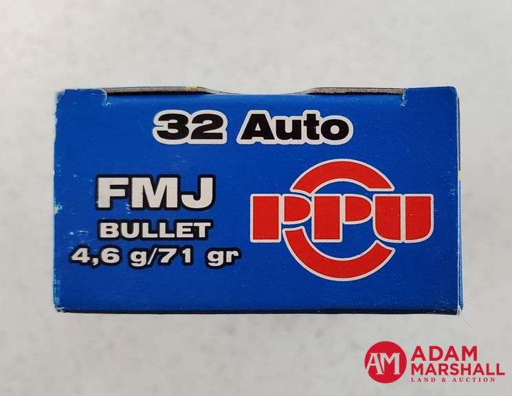 PPU 32 Auto - 71 Gr FMJ (2 X 50)