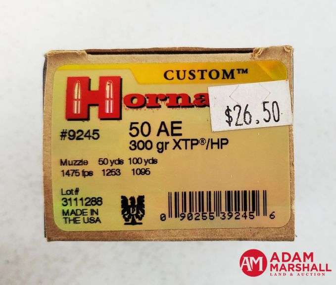 Hornady Custom 50 AE - 300 Gr XTP/HP (2 X 20)
