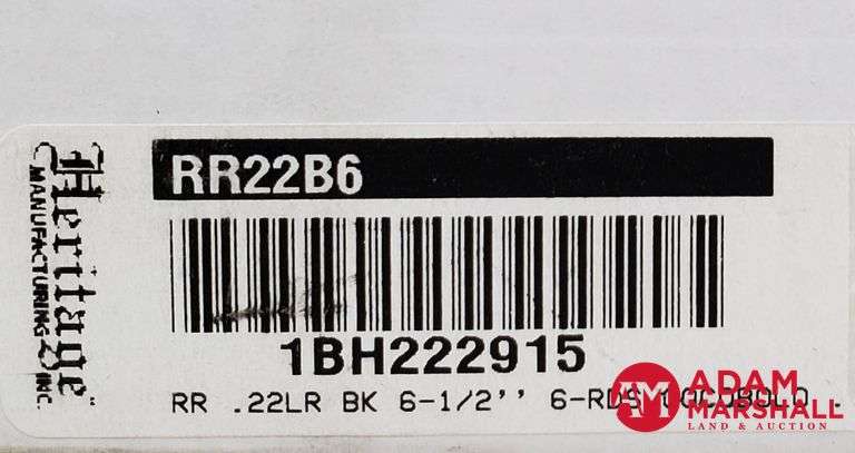 Heritage Rough Rider Revolver - 22 LR - SN:  1BH222915