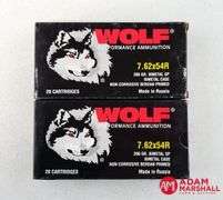Wolf 7.62 X 54R - 200 Gr Bimetal SP (2 X 20)