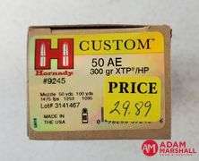 Hornady Custom 50 AE - 300 Gr XTP/HP (2 X 20)