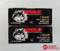 Wolf 7.62 X 54R - 200 Gr Bimetal SP (2 X 20)