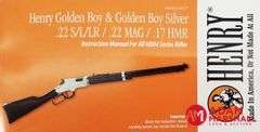 Henry Model H004V Golden Boy Lever Action Rifle - 17 HMR - SN:  GB128091V