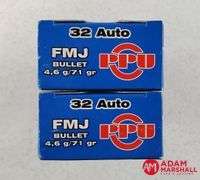 PPU 32 Auto - 71 Gr FMJ (2 X 50)