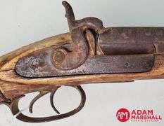 Percussion - Parts Guns - Unknown Mfg Single Shot Octagon Barrel & JN Scotts Double Barrel