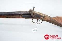 Percussion - Parts Guns - Unknown Mfg Single Shot Octagon Barrel & JN Scotts Double Barrel