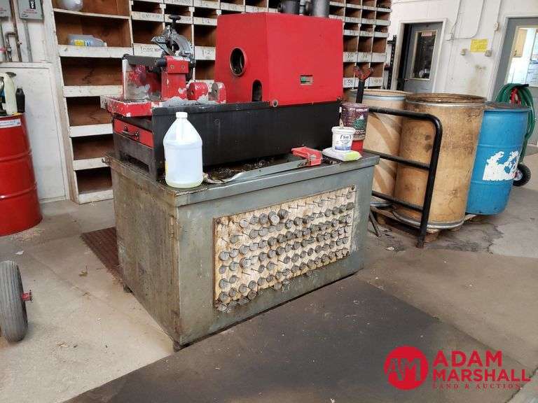 Collins Thred-O-Matic Pipe Threader and Stand - Adam Marshall Land ...