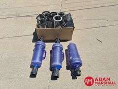 (3) Truck Mount Strainers, (9) Metal Mesh Filters