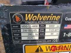 Unused Wolverine Grapple Bucket for Mini Skid Steer, 44IN