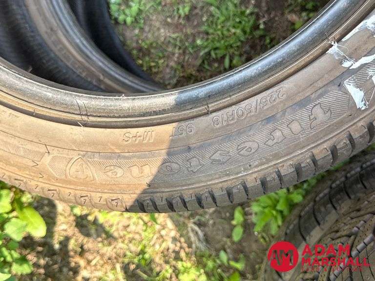 (2) NEW Firestone, Champion Tires - 225/50R18