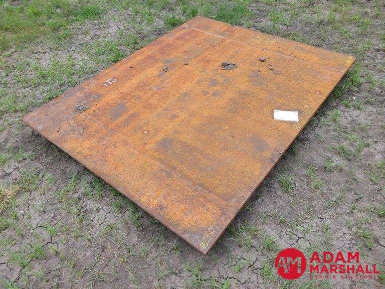 Unused Steel Road Plate - 7/8 x 63 IN x 80 IN