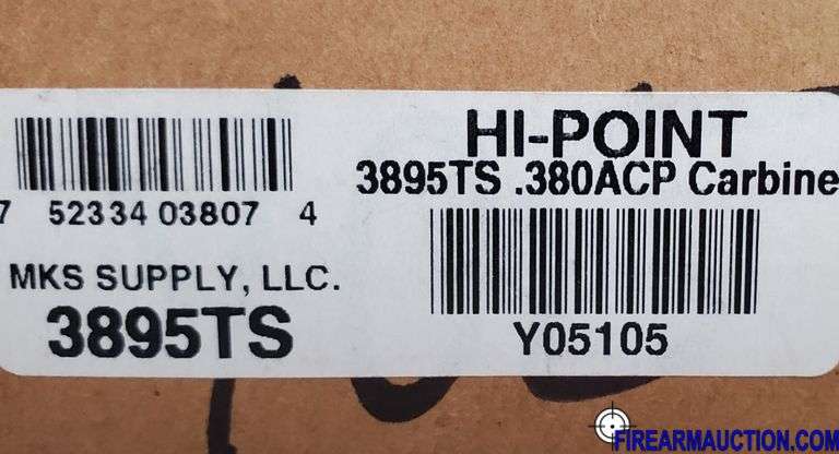Hi-Point Model 3895 Semi-Auto Rifle - 380 ACP - SN:  Y05105